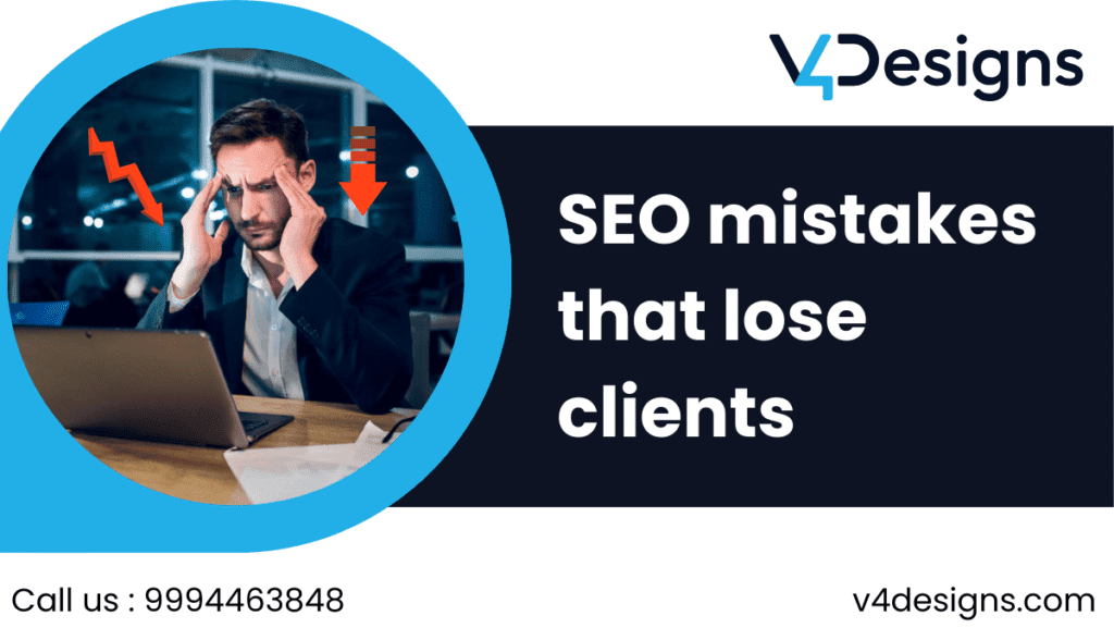 SEO mistakes that lose clients