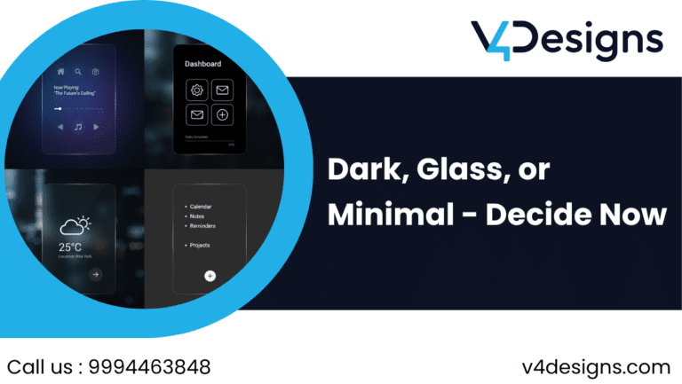 Dark Mode, Glassmorphism, or Minimalism? Choosing the Right Design Trend for Your Brand