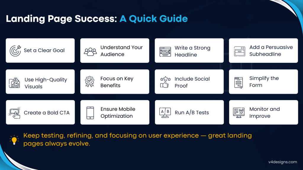 Landing Page Tips and Tricks