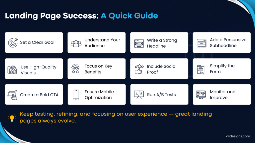 Landing Page Tips and Tricks
